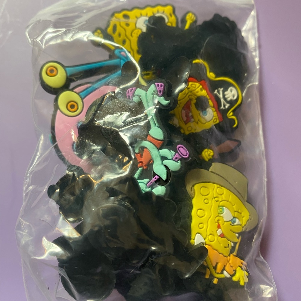 SpongeBob Shoe Charms.